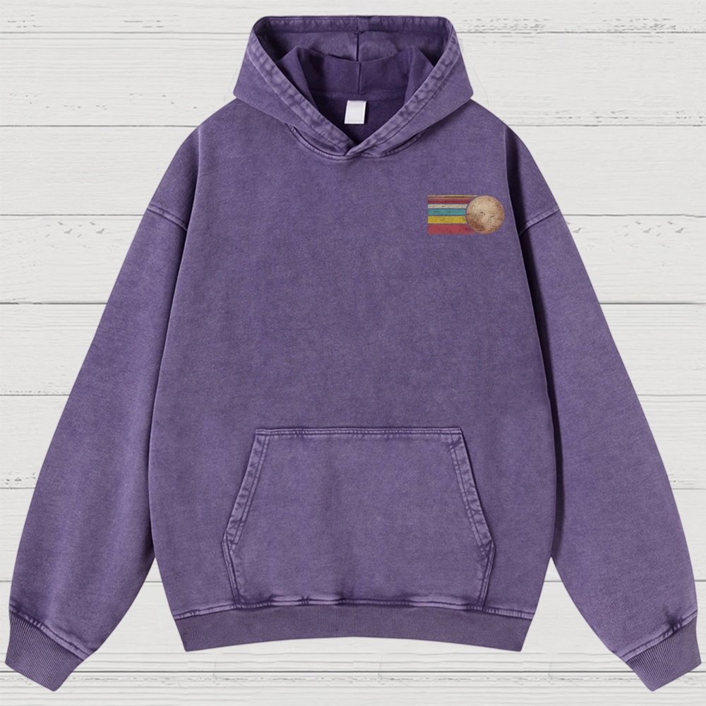 Pluto Tribute Washed Hoodies 