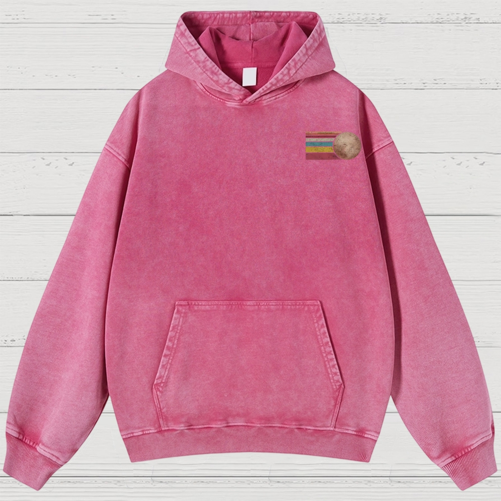 Pluto Tribute Washed Hoodies 