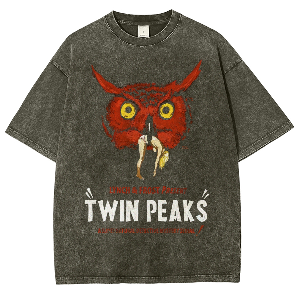 Owlwatch Agency Washed T-Shirt 