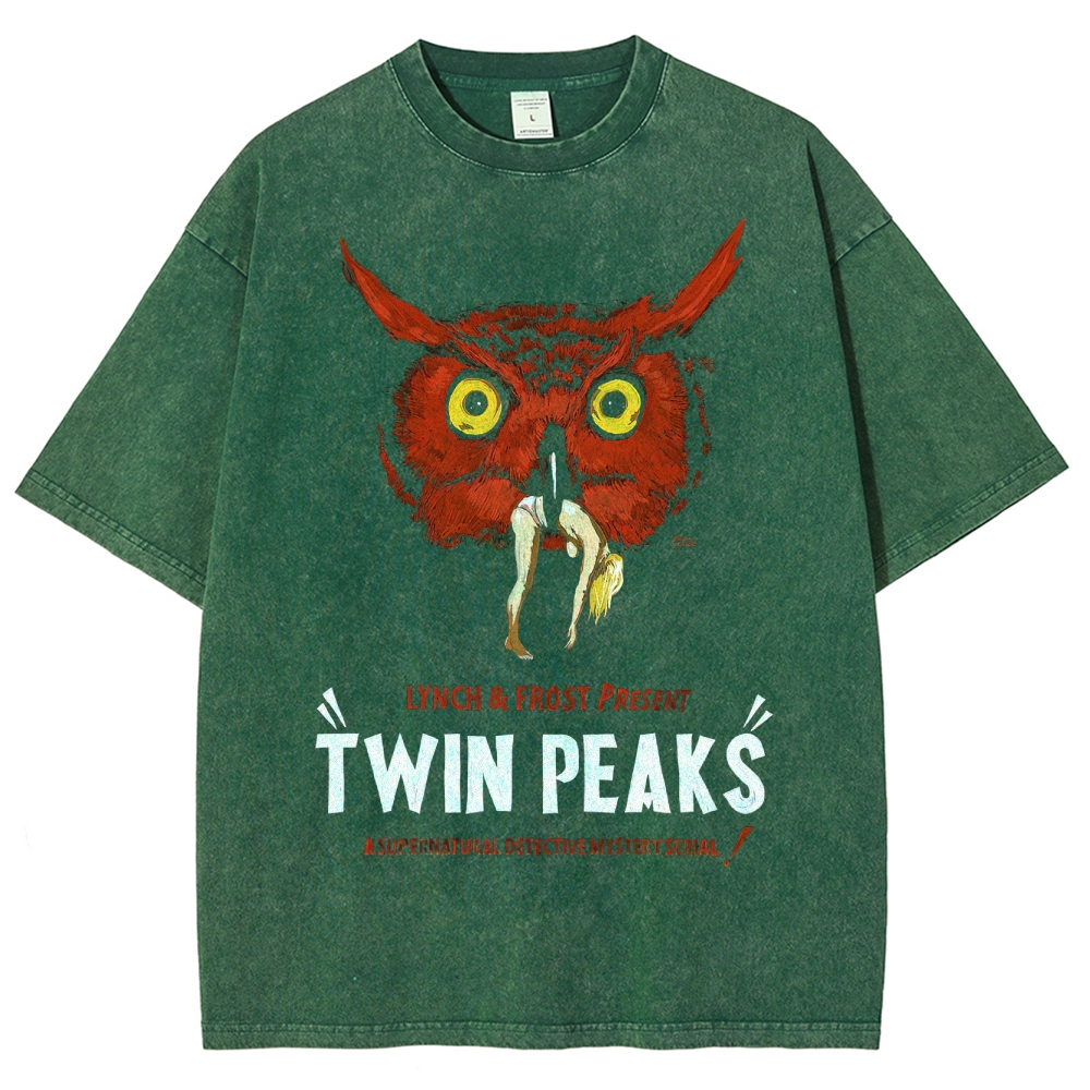 Owlwatch Agency Washed T-Shirt 