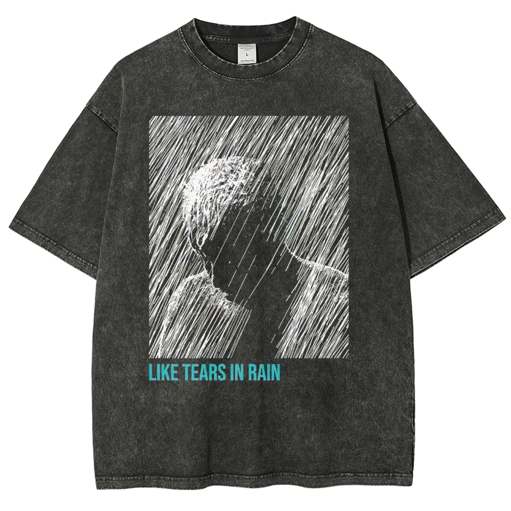 Tears in Rain Washed T-Shirt 