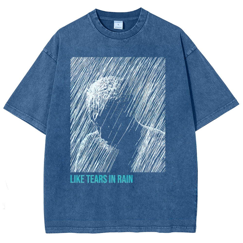 Tears in Rain Washed T-Shirt 