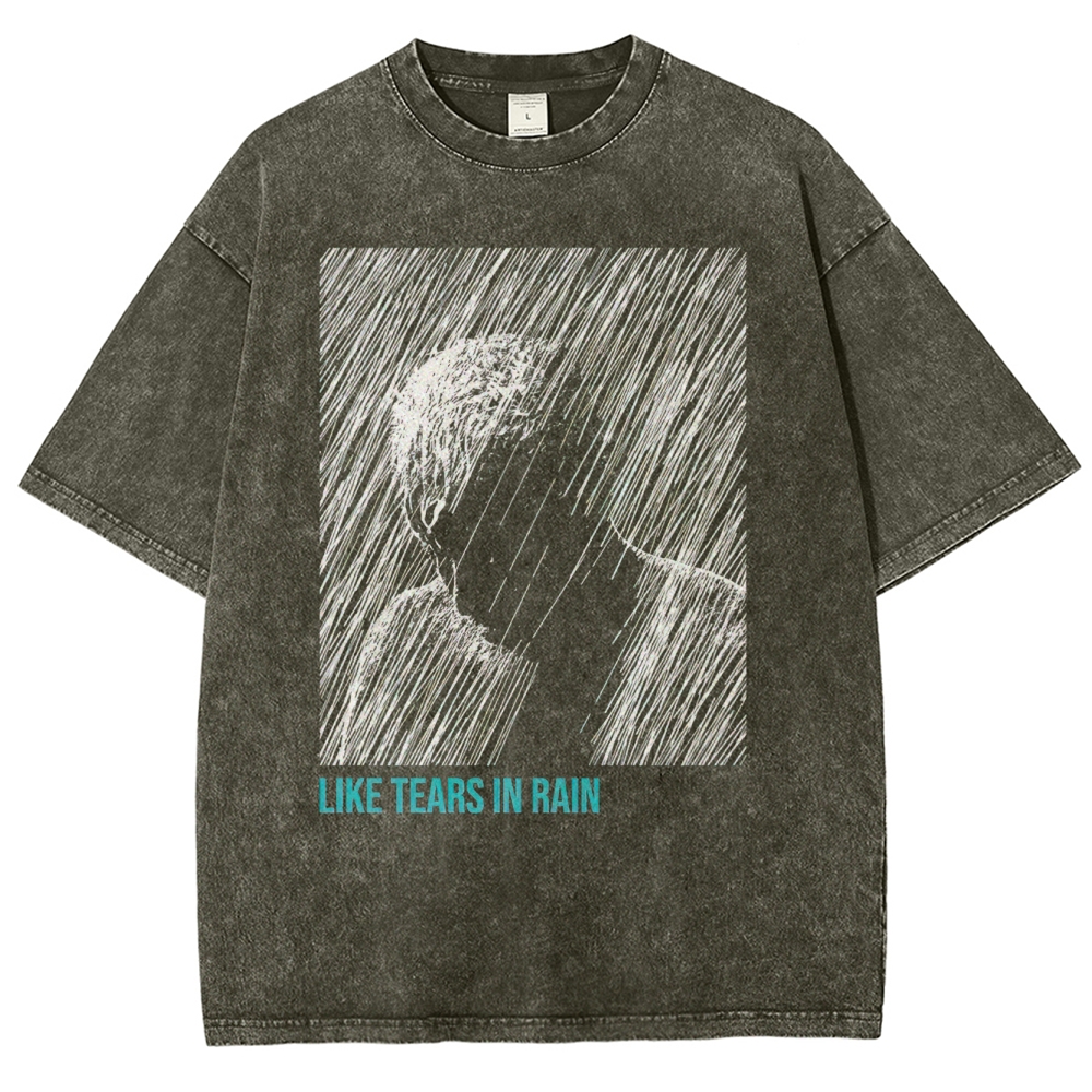 Tears in Rain Washed T-Shirt 