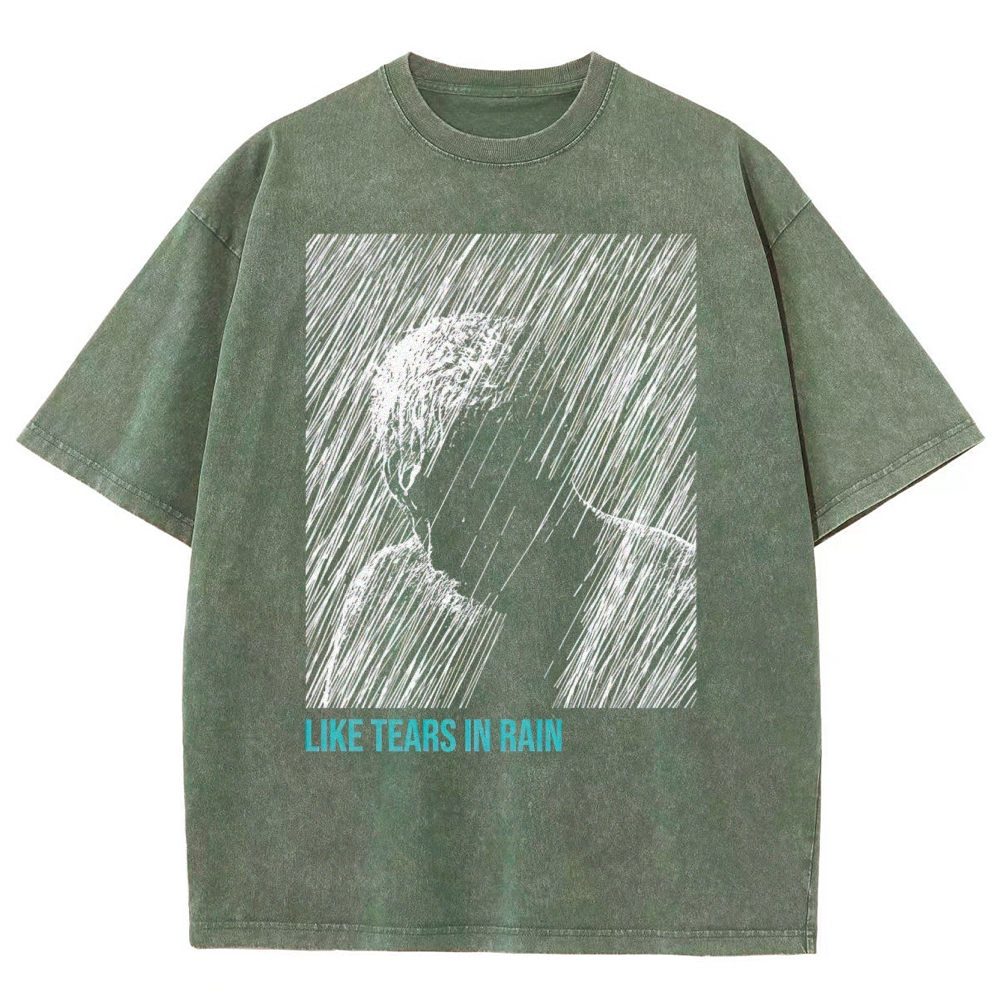 Tears in Rain Washed T-Shirt 