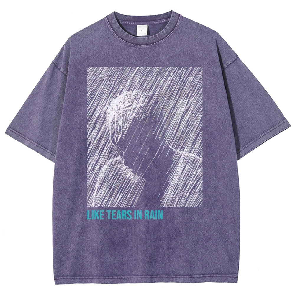Tears in Rain Washed T-Shirt 