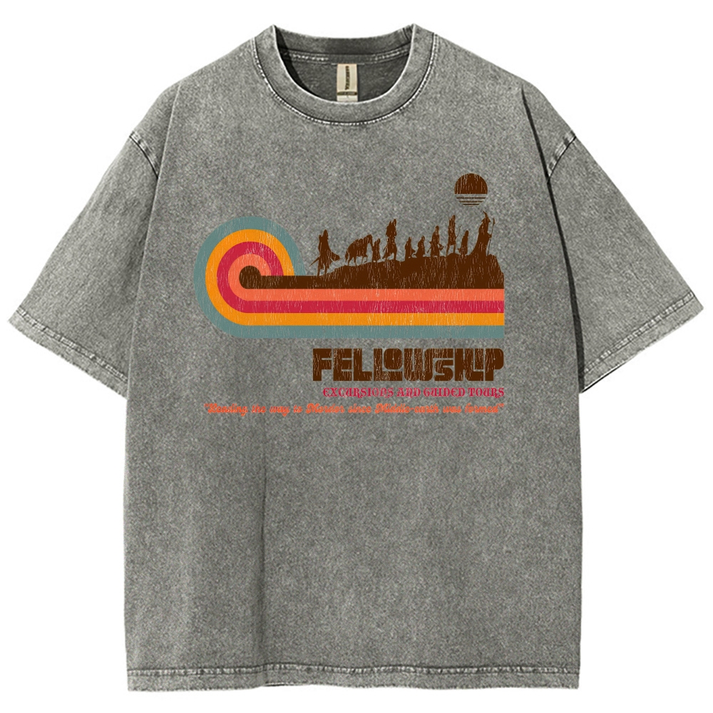 Retro Fantasy Adventure Washed T-Shirt 