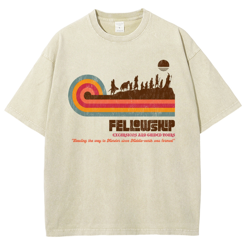 Retro Fantasy Adventure Washed T-Shirt 