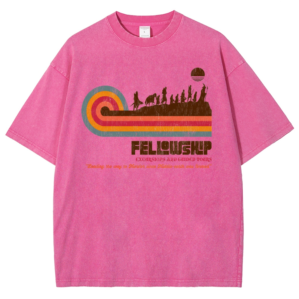 Retro Fantasy Adventure Washed T-Shirt 