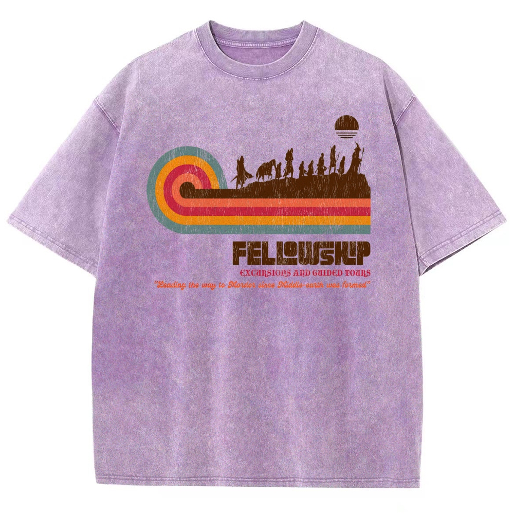 Retro Fantasy Adventure Washed T-Shirt 