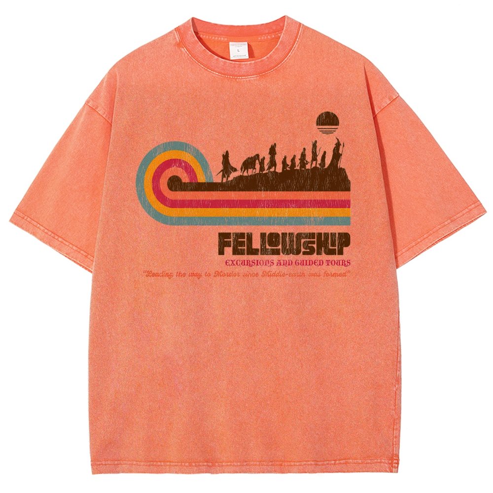 Retro Fantasy Adventure Washed T-Shirt 