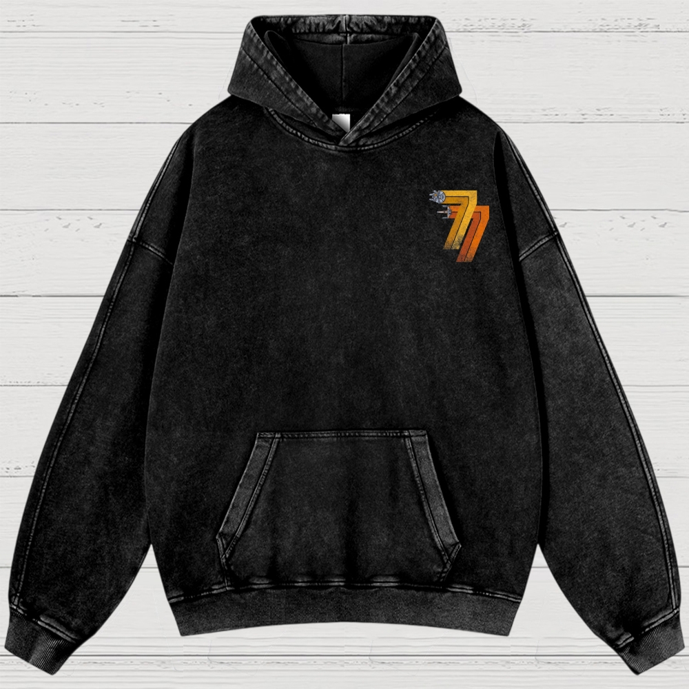 Retro 77 Spaceflight Washed Hoodies