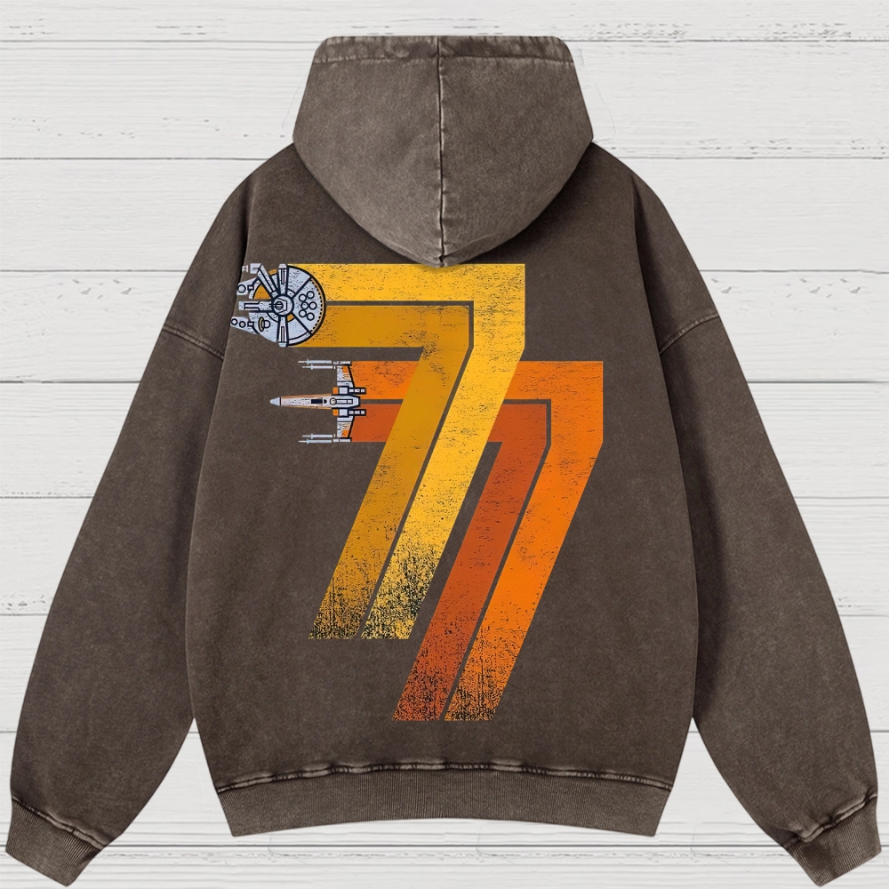 Retro 77 Spaceflight Washed Hoodies