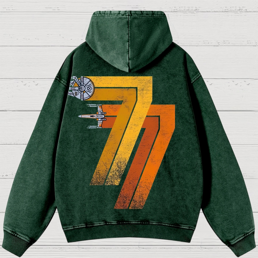 Retro 77 Spaceflight Washed Hoodies