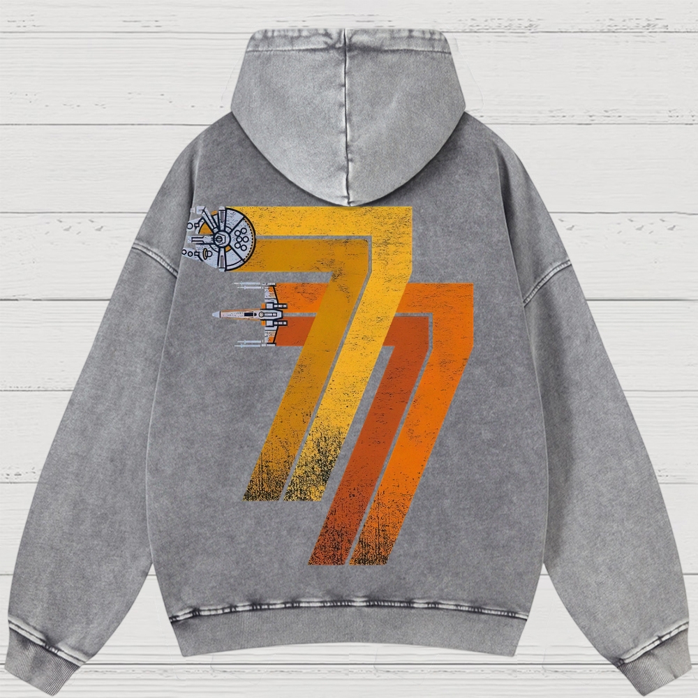 Retro 77 Spaceflight Washed Hoodies