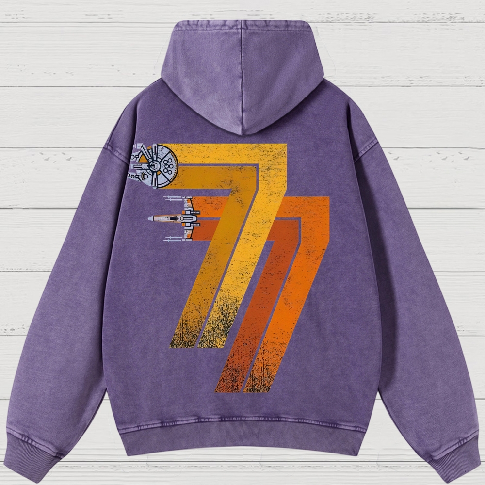 Retro 77 Spaceflight Washed Hoodies
