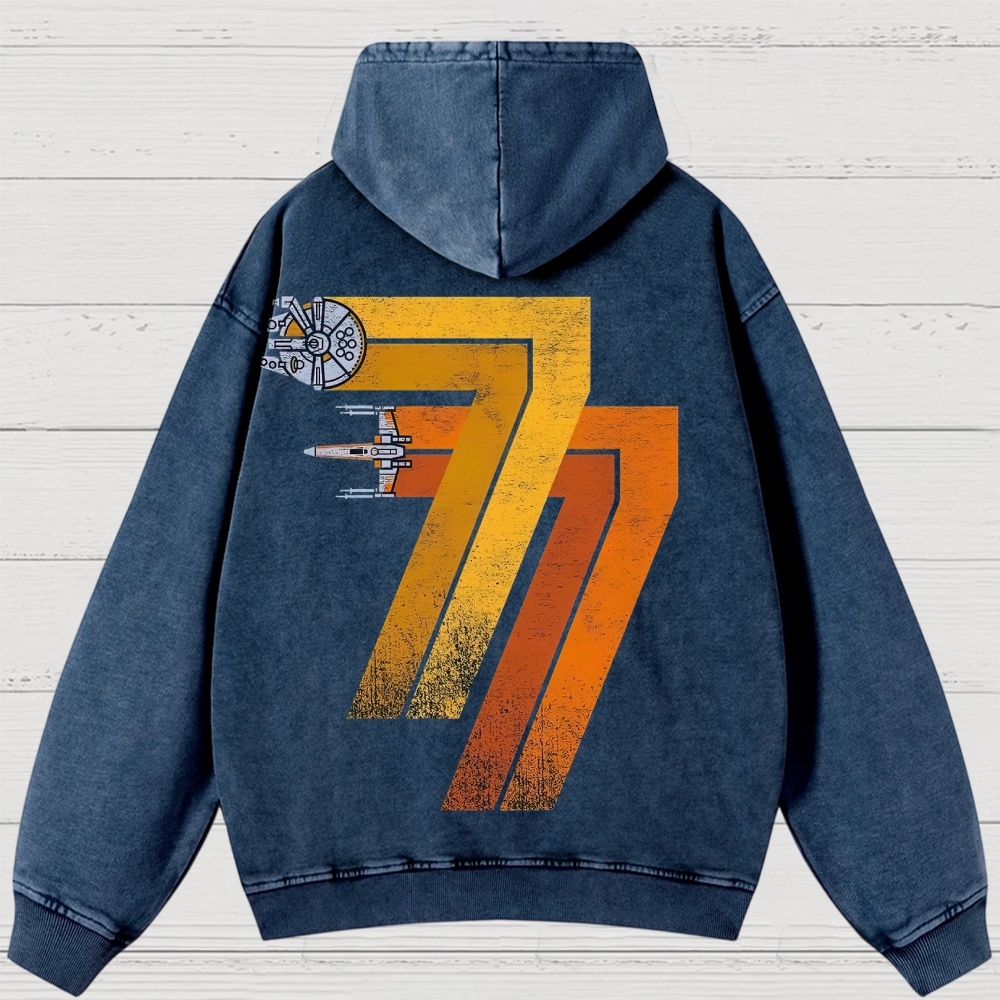 Retro 77 Spaceflight Washed Hoodies