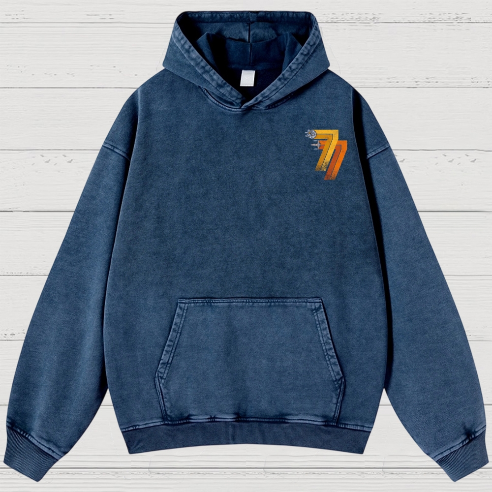 Retro 77 Spaceflight Washed Hoodies