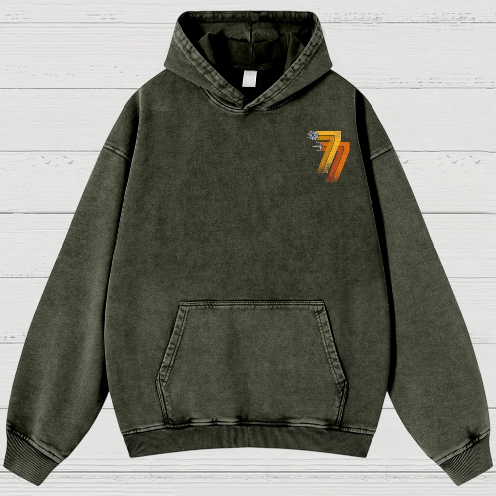 Retro 77 Spaceflight Washed Hoodies