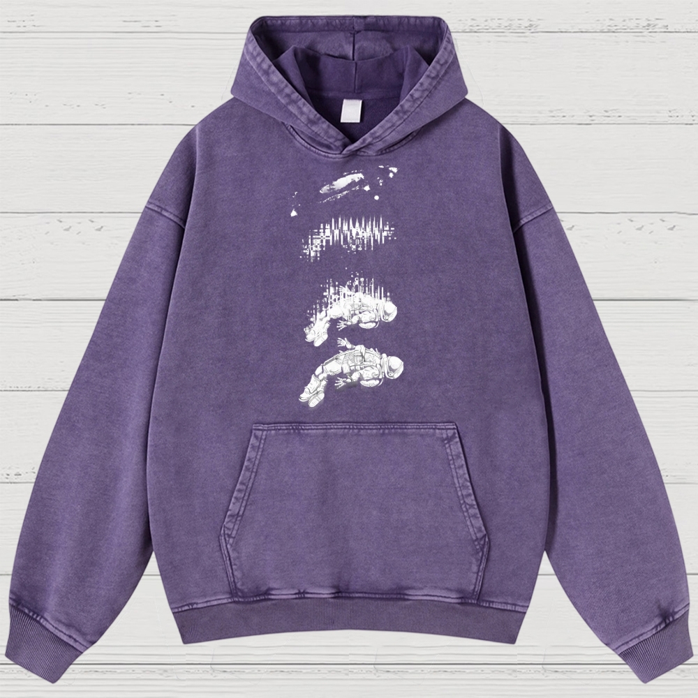 Astronaut Signal Washed Hoodies 
