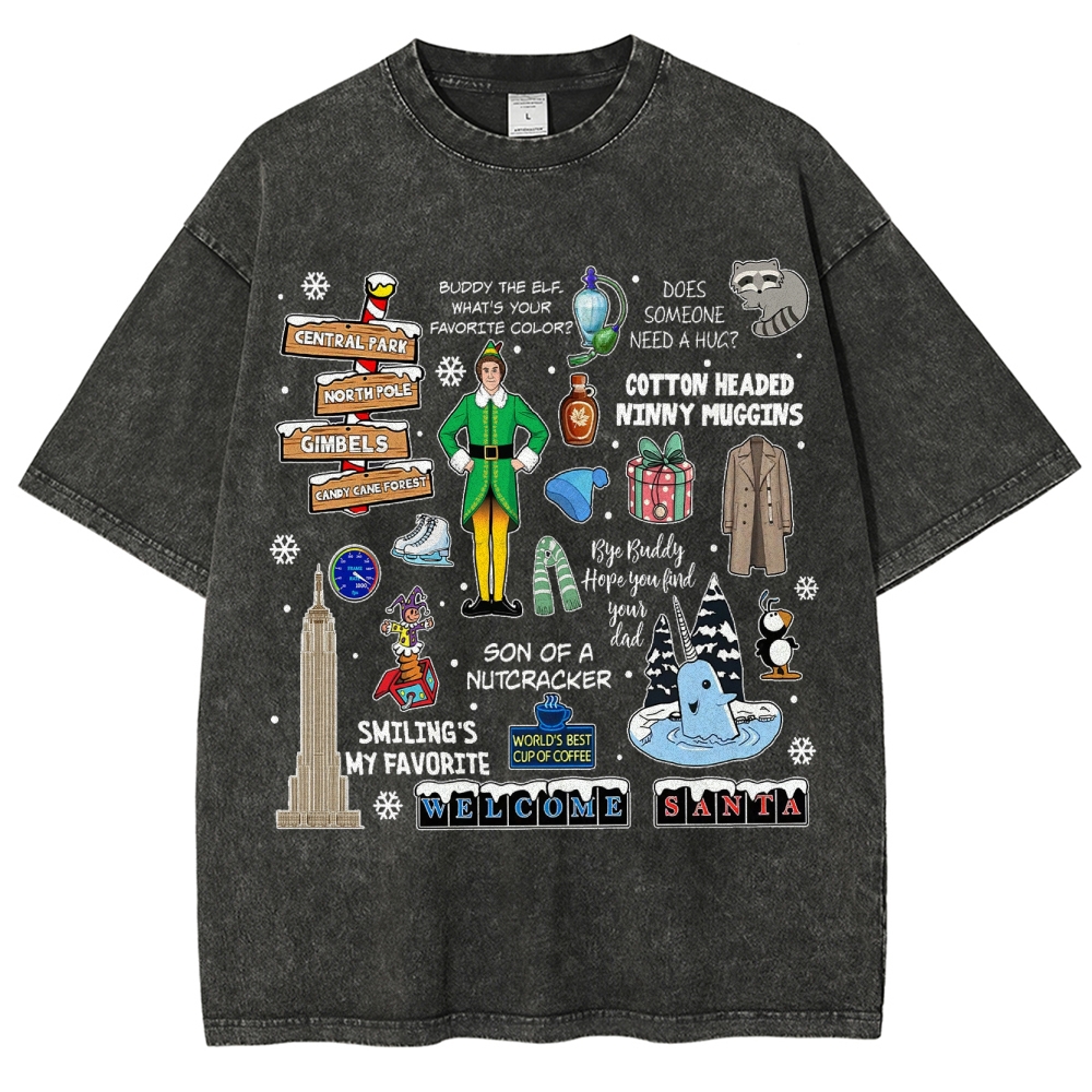 Festive Spirit Washed T-Shirt