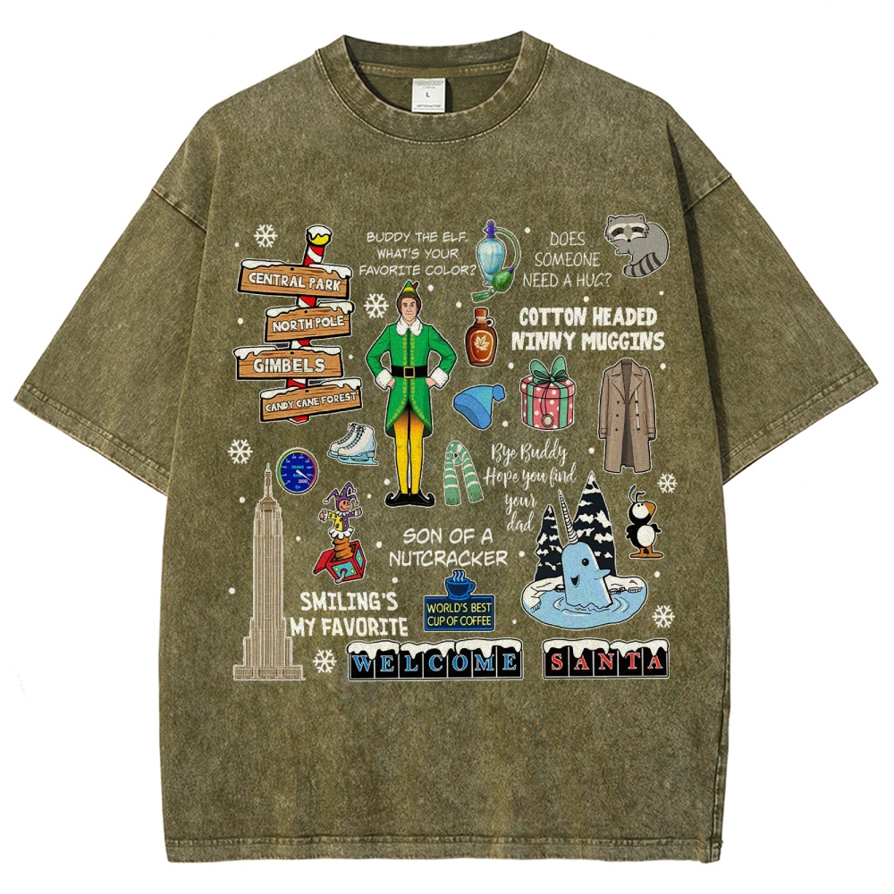 Festive Spirit Washed T-Shirt