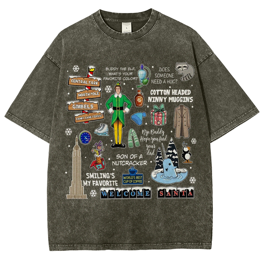 Festive Spirit Washed T-Shirt