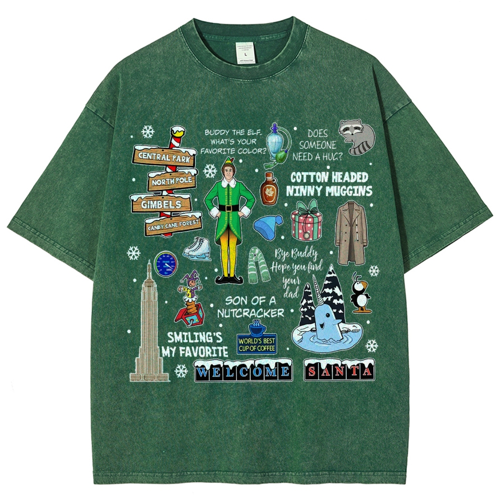 Festive Spirit Washed T-Shirt