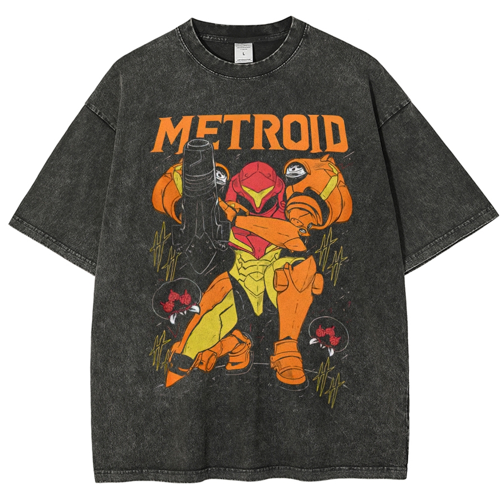 Sci-Fi Warrior Washed T-Shirt 