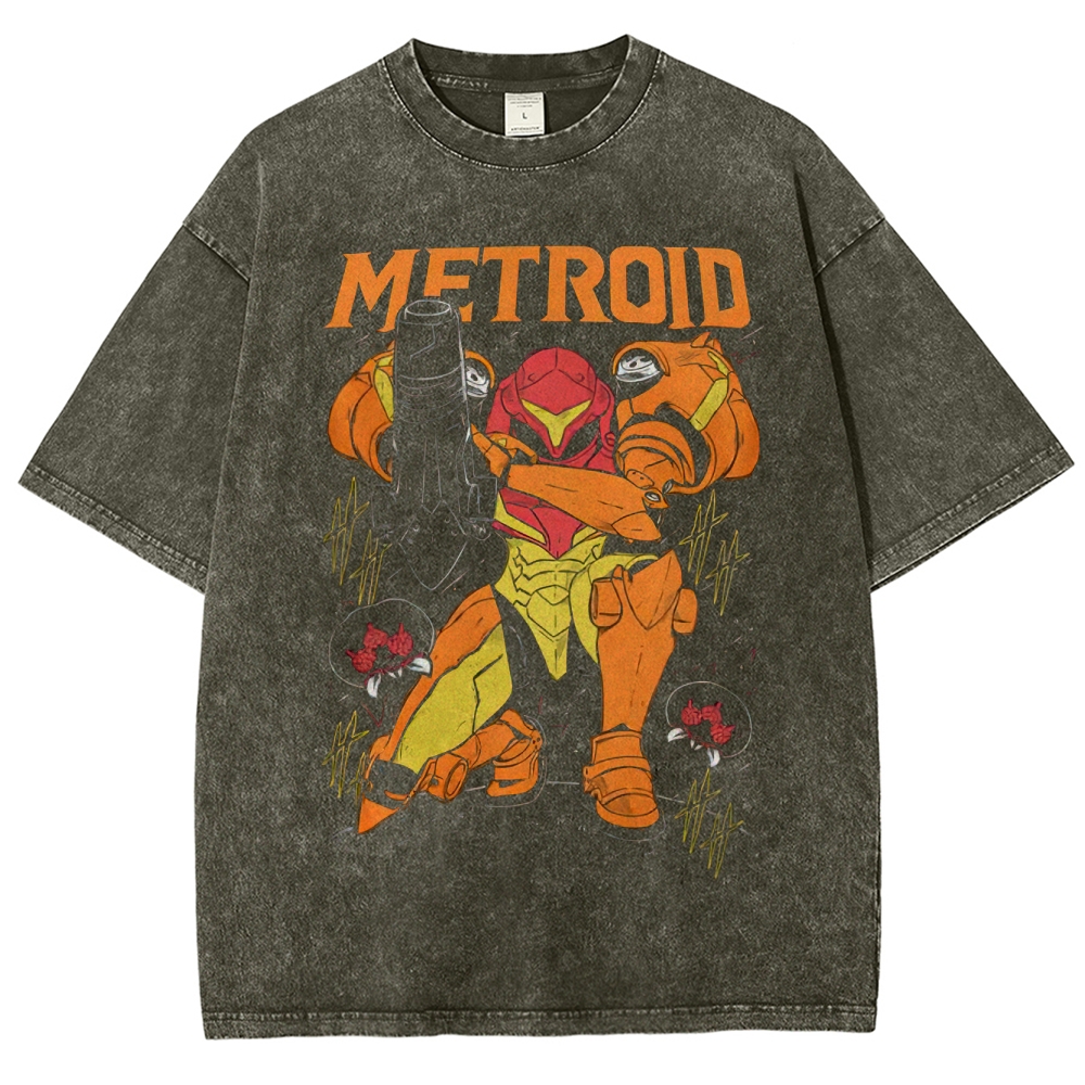 Sci-Fi Warrior Washed T-Shirt 