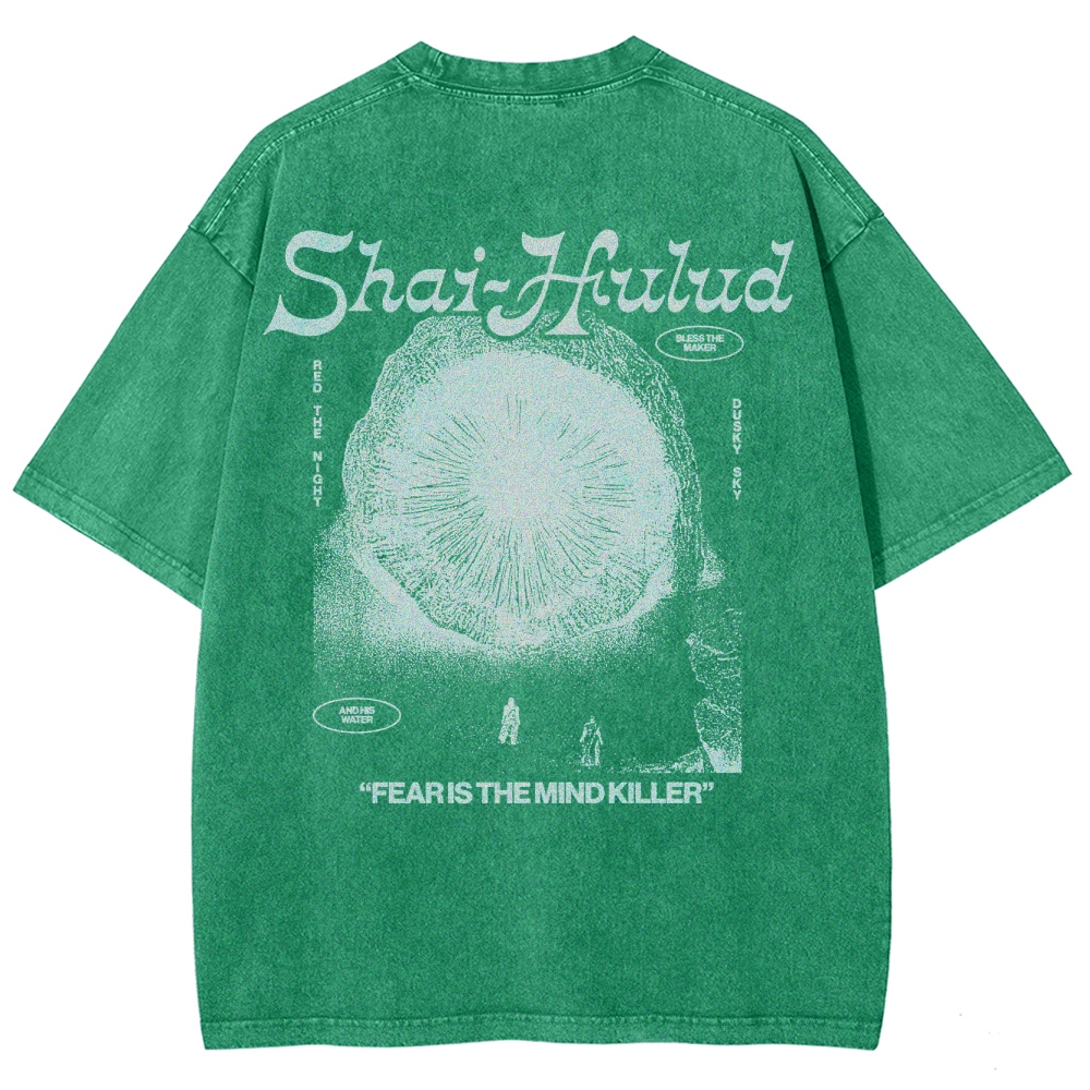 Fear Is the Mind Killer Sci-Fi Washed T-Shirt 