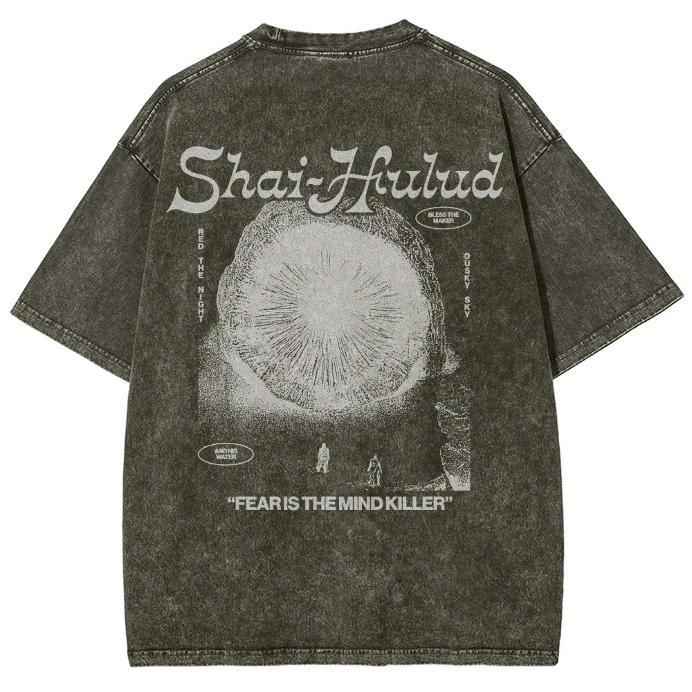 Fear Is the Mind Killer Sci-Fi Washed T-Shirt 