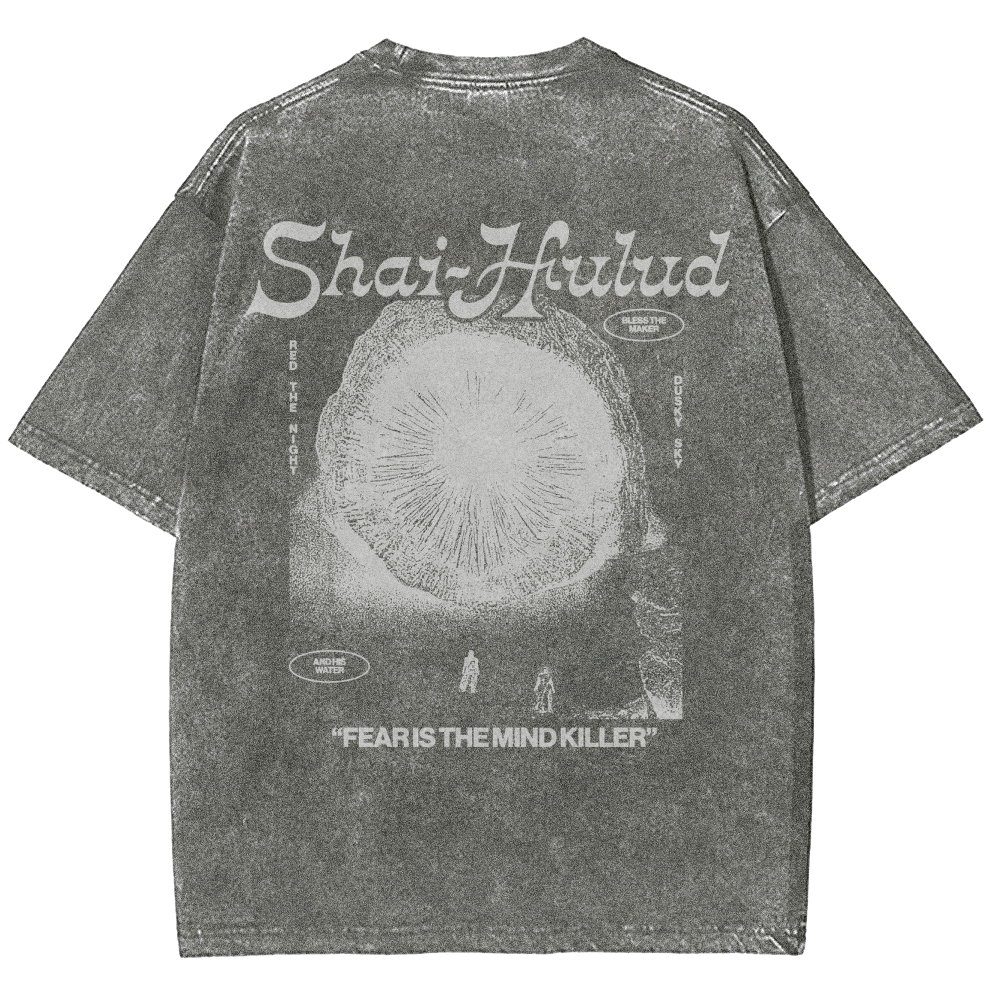 Fear Is the Mind Killer Sci-Fi Washed T-Shirt 