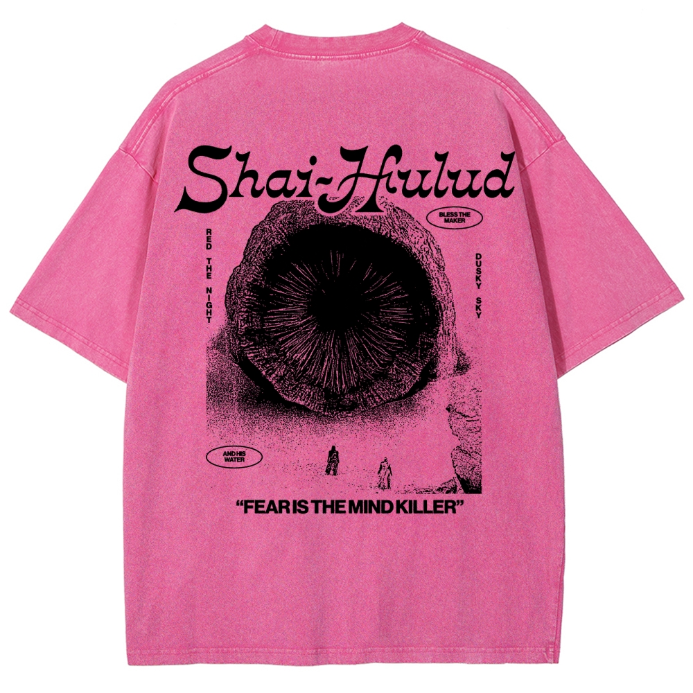 Fear Is the Mind Killer Sci-Fi Washed T-Shirt 