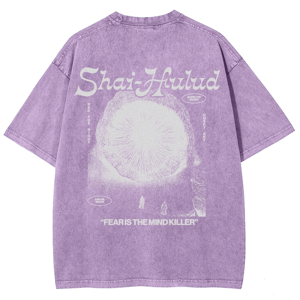 Fear Is the Mind Killer Sci-Fi Washed T-Shirt 