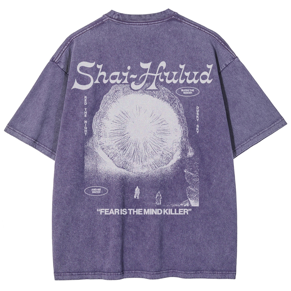Fear Is the Mind Killer Sci-Fi Washed T-Shirt 