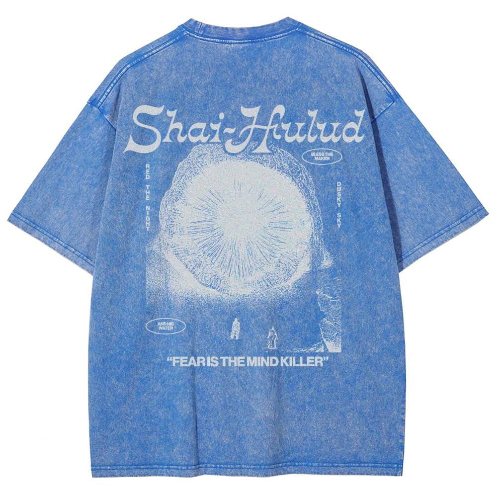 Fear Is the Mind Killer Sci-Fi Washed T-Shirt 