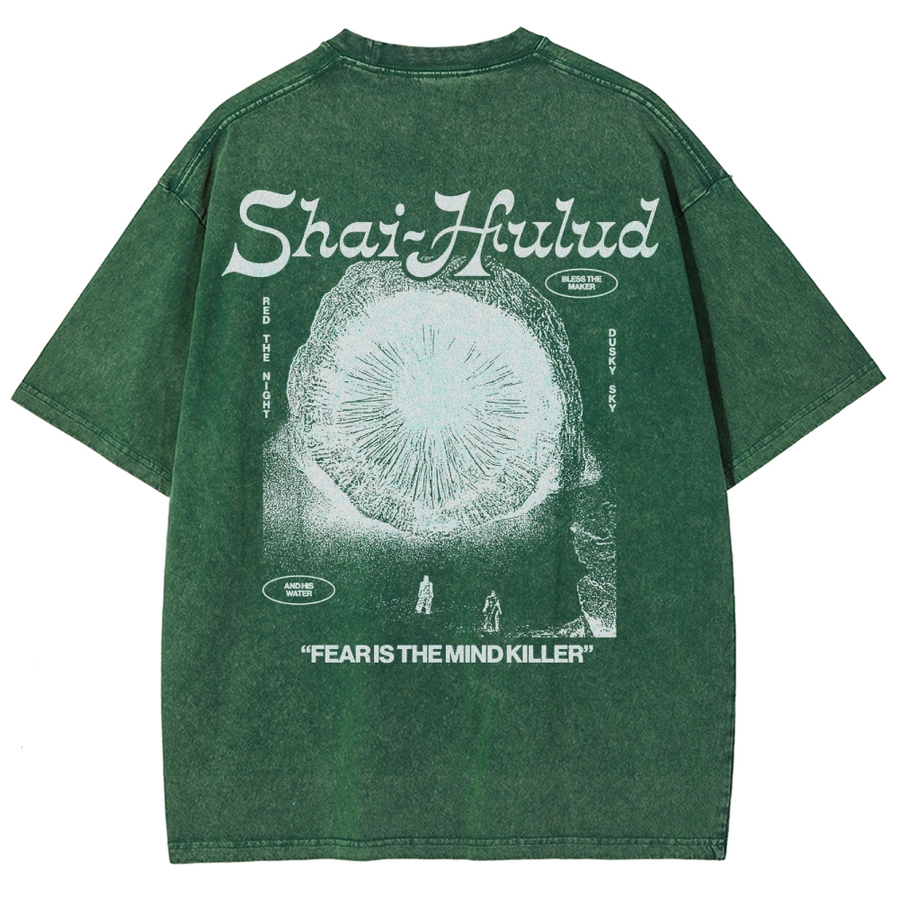 Fear Is the Mind Killer Sci-Fi Washed T-Shirt 