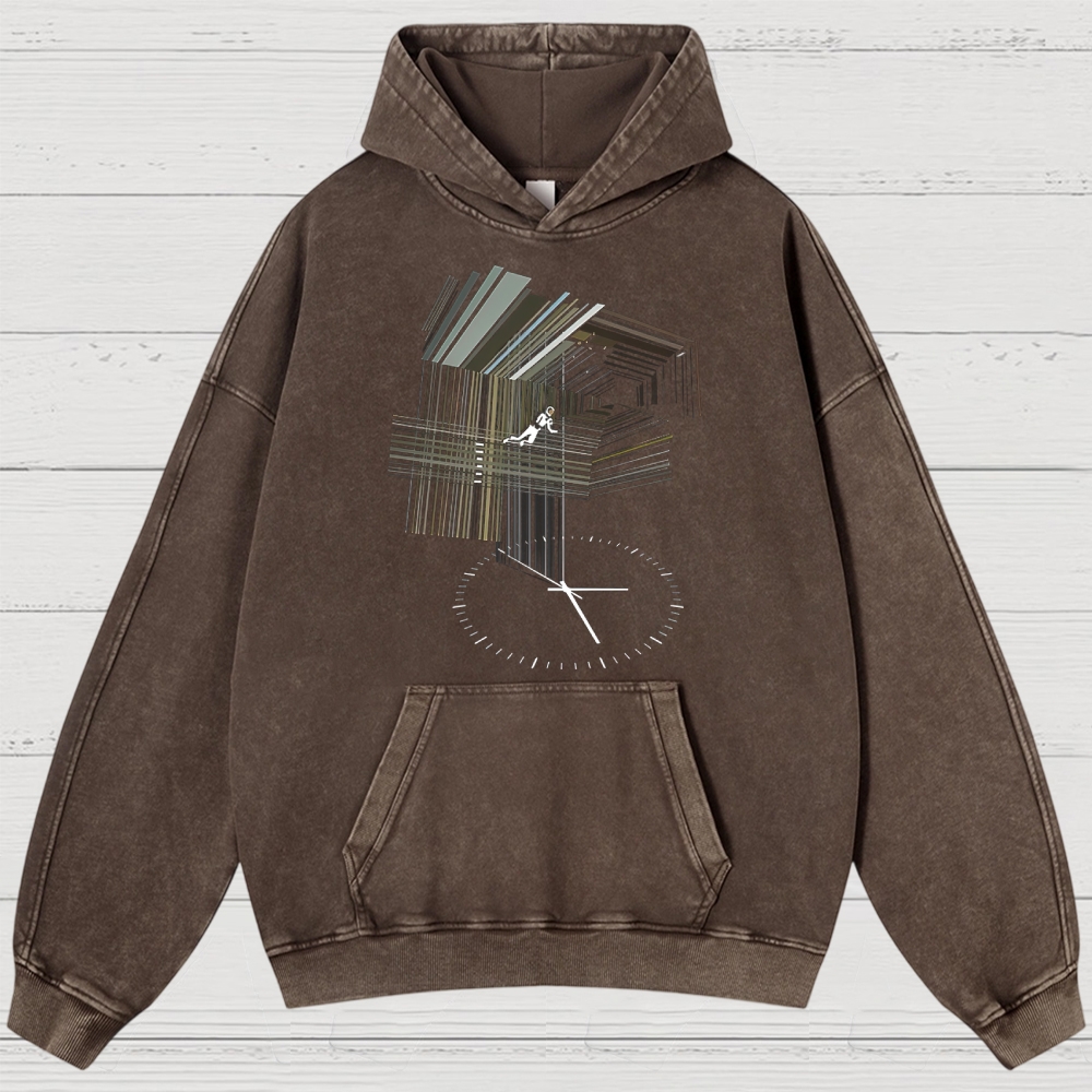Climb Through Time Washed Hoodies 