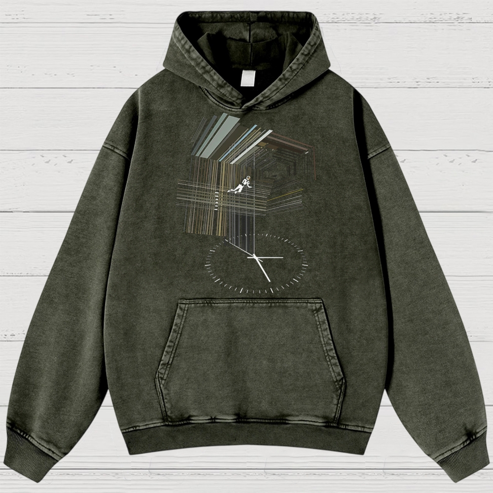 Climb Through Time Washed Hoodies 