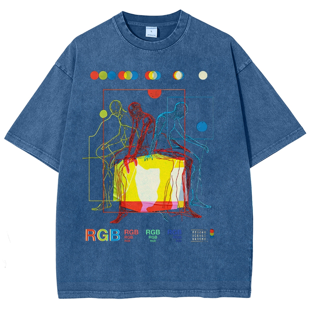 Meditation In Color Washed T-Shirt 