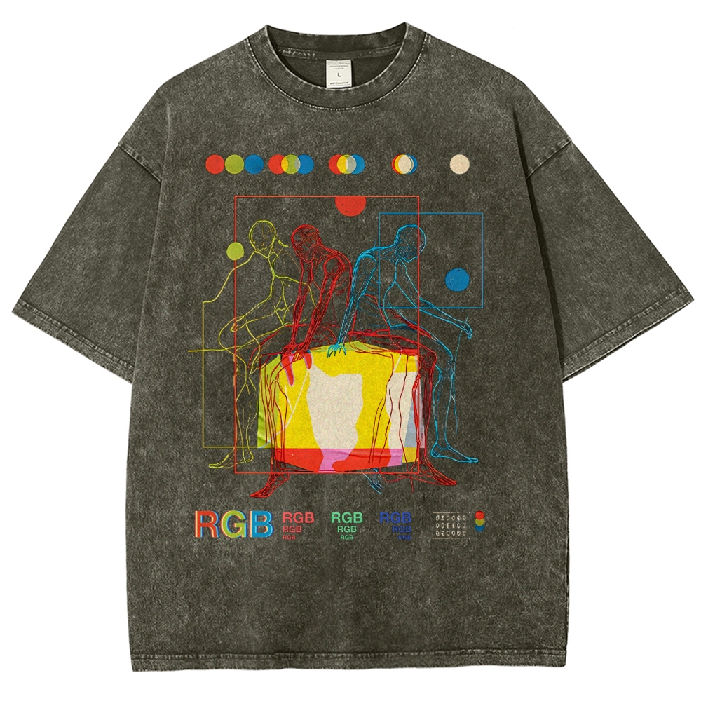 Meditation In Color Washed T-Shirt 