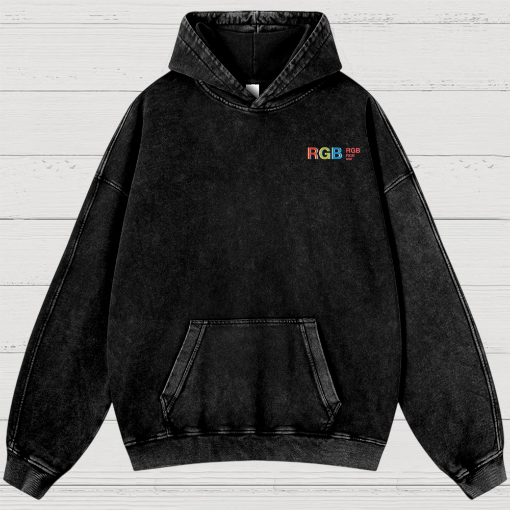 Meditation In Color Washed Hoodies 