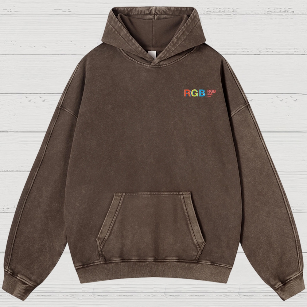 Meditation In Color Washed Hoodies 