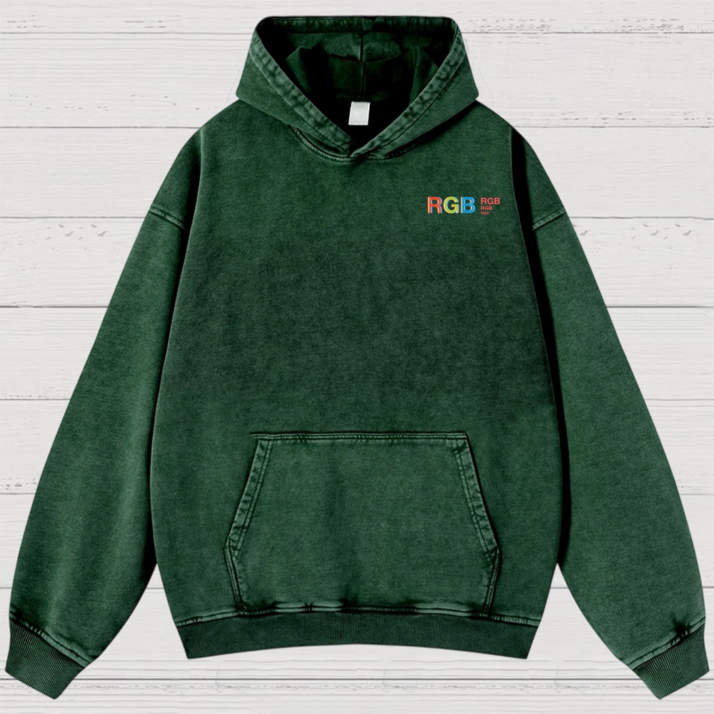 Meditation In Color Washed Hoodies 