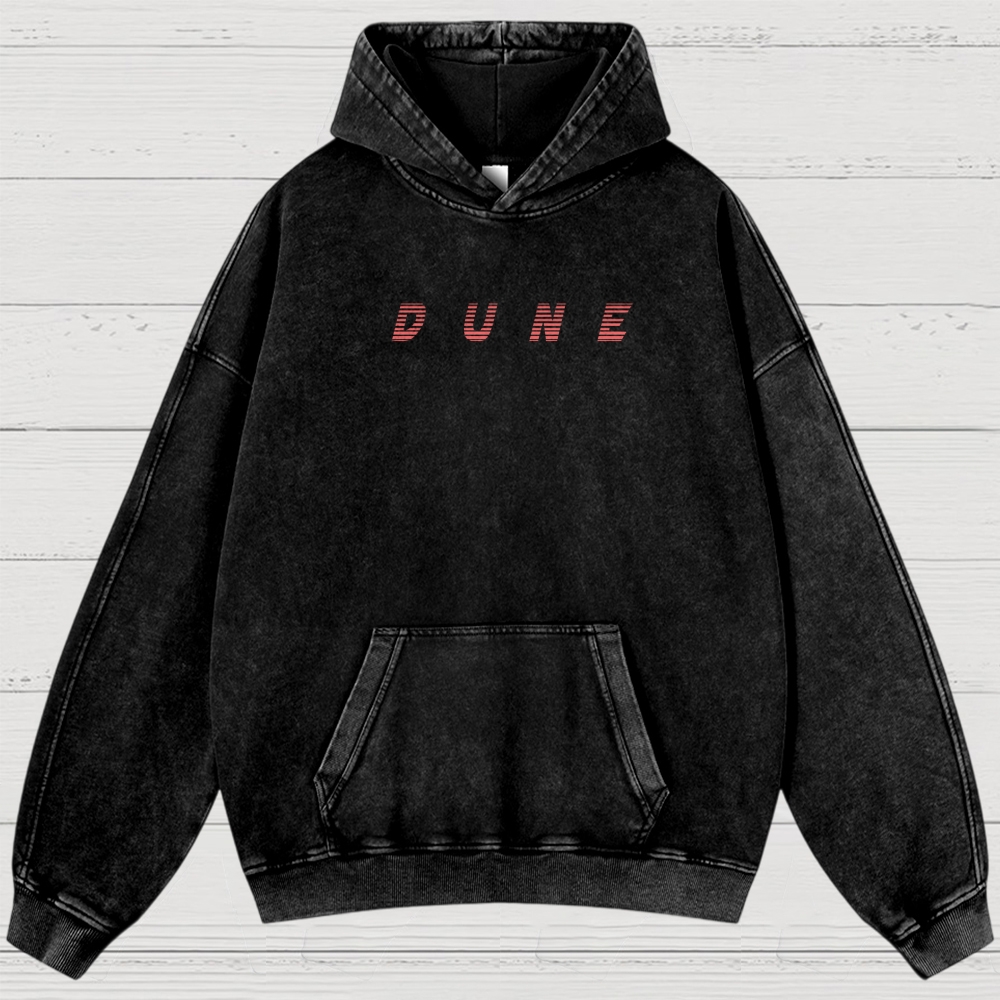 Desert Planet Red Moon Washed Hoodies 