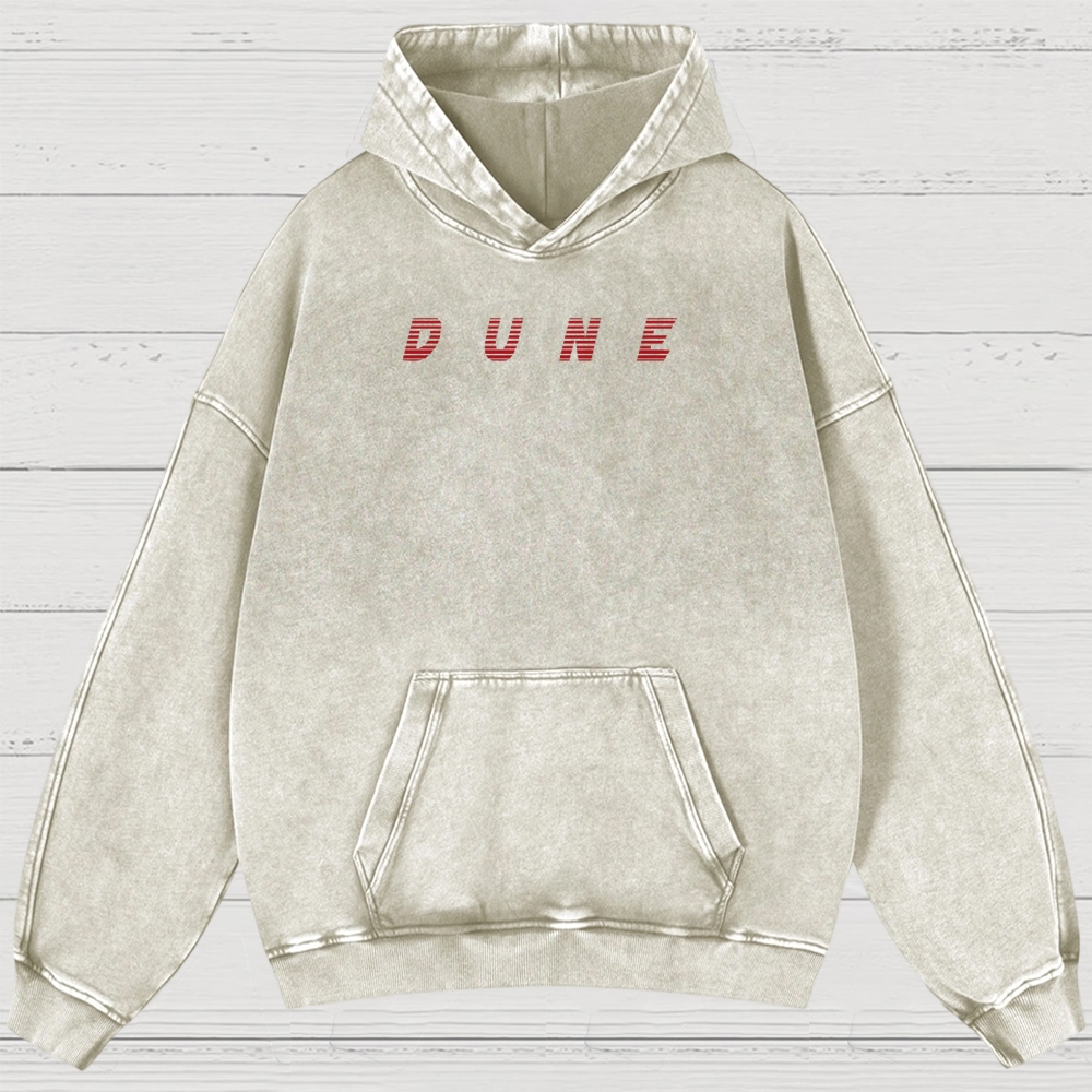 Desert Planet Red Moon Washed Hoodies 