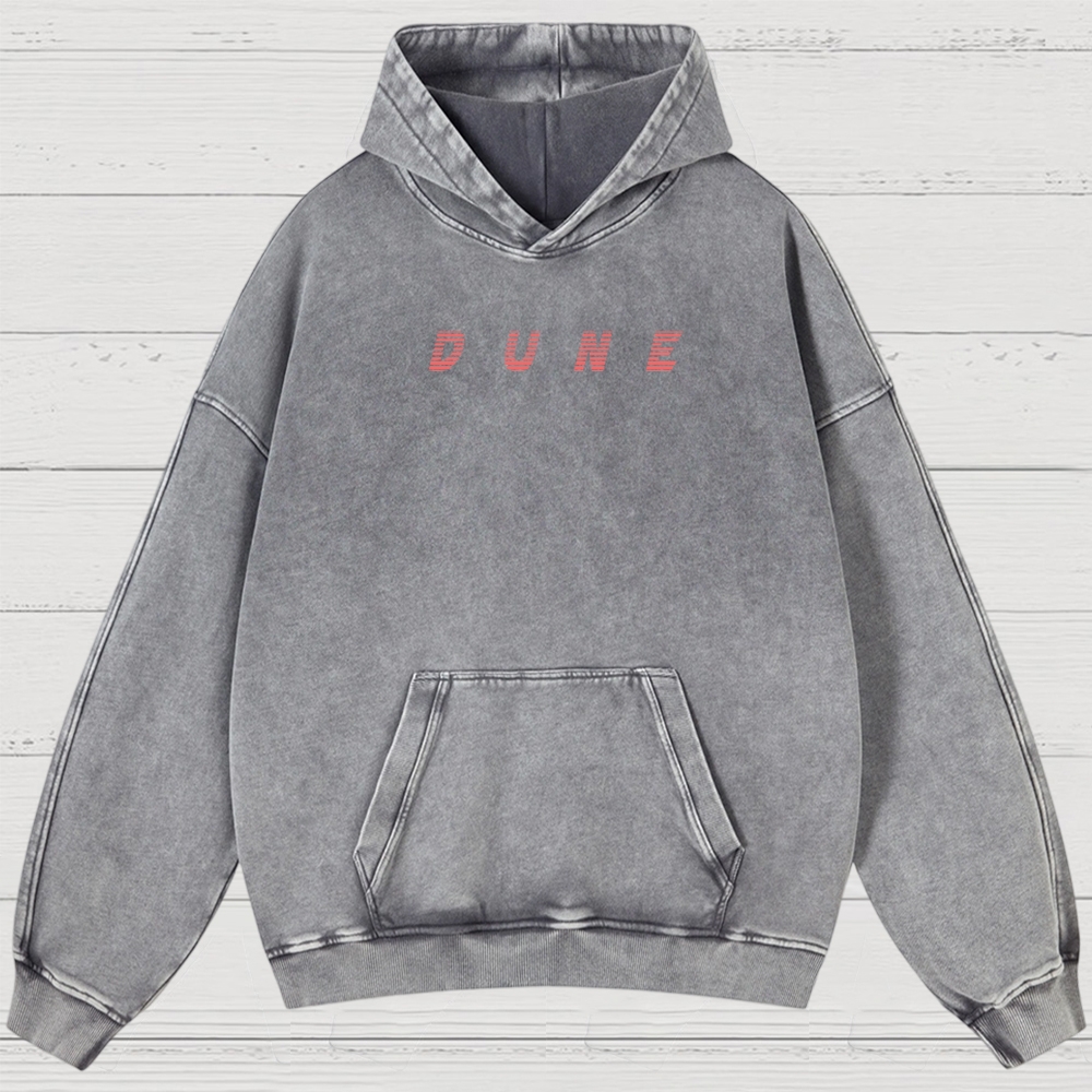 Desert Planet Red Moon Washed Hoodies 