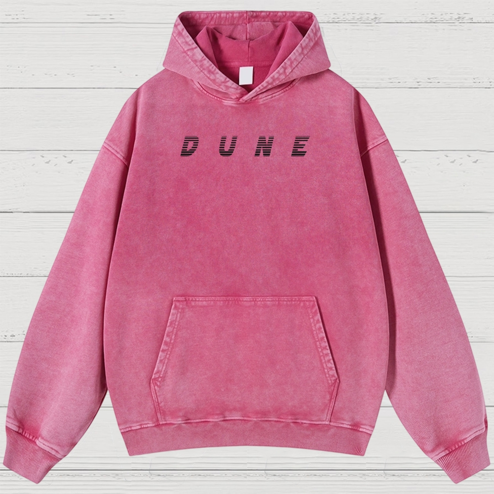 Desert Planet Red Moon Washed Hoodies 