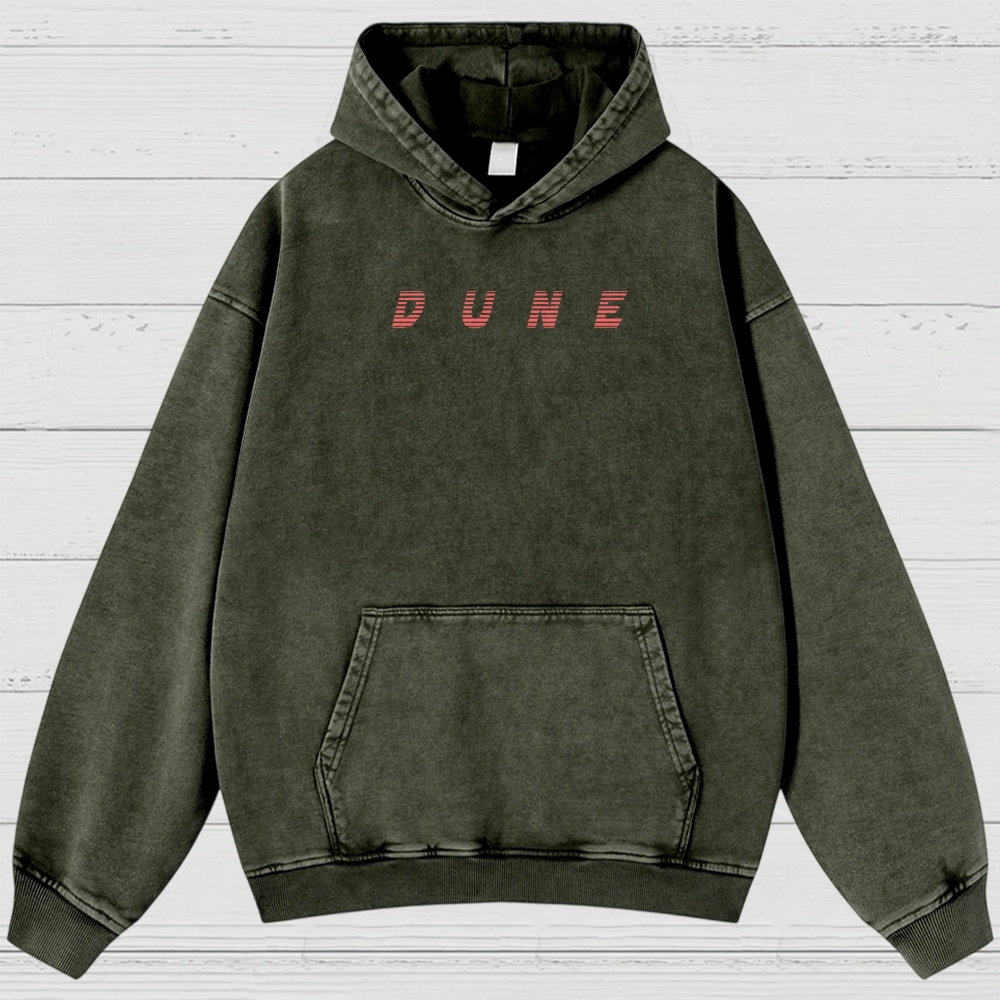 Desert Planet Red Moon Washed Hoodies 