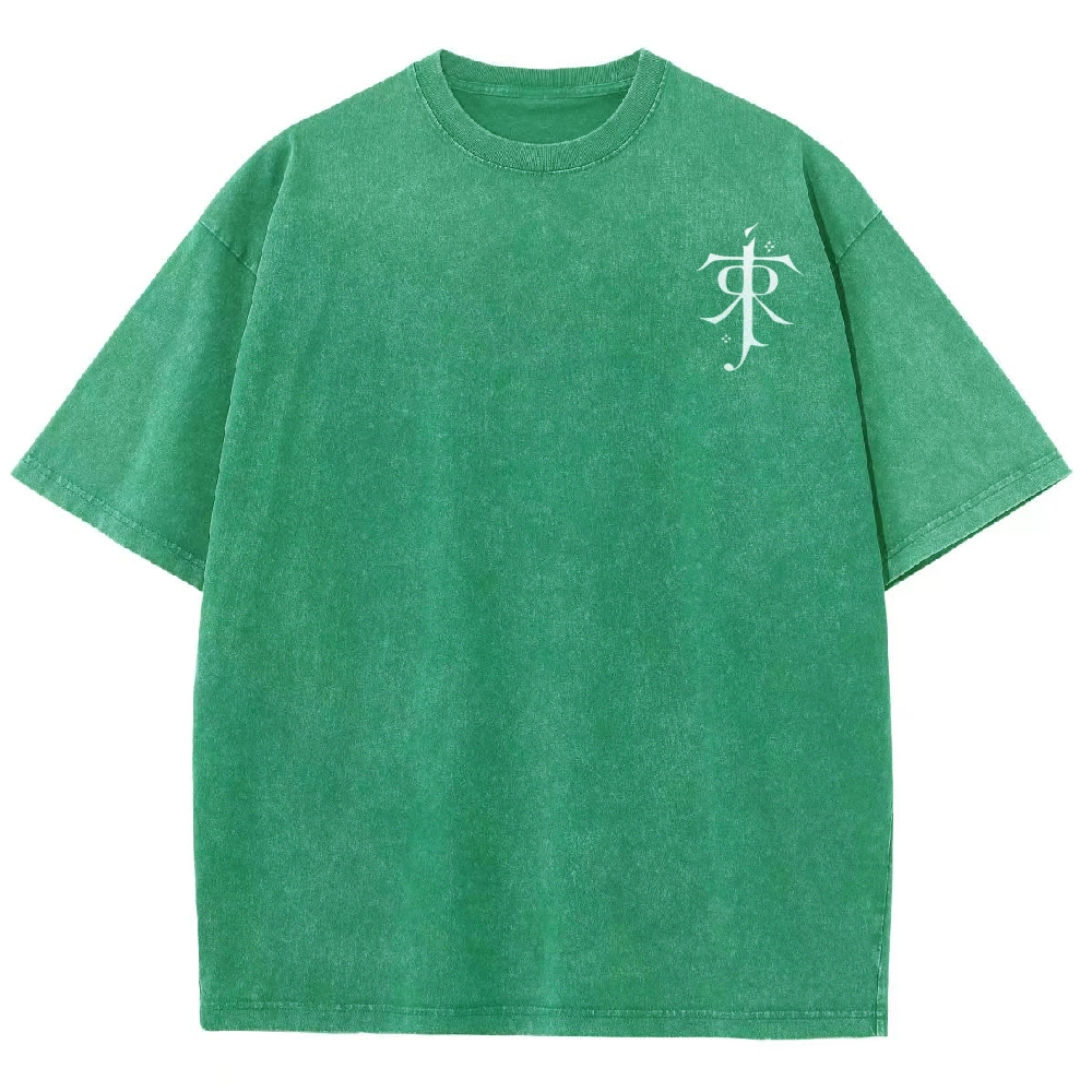 Fantasy Realm Map Washed T-Shirt 